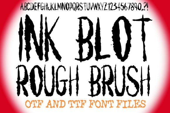 Download Ink Blot Rough Brush - Brush Collection