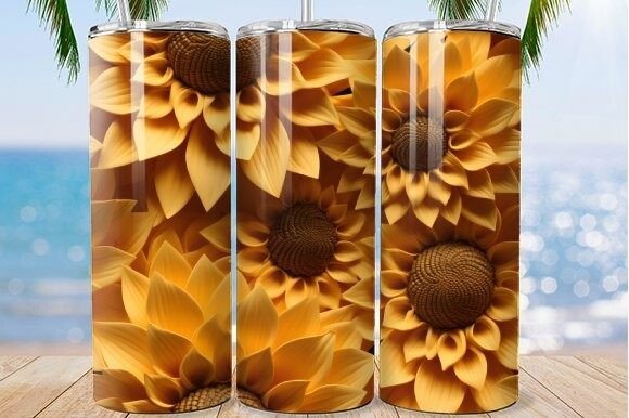 Download Golden Glow Tumbler Sunflower Wrap - Old Collection