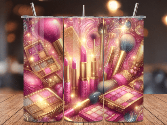 Download Golden Glow Makeup Beauty Tumbler Wrap - Old Collection