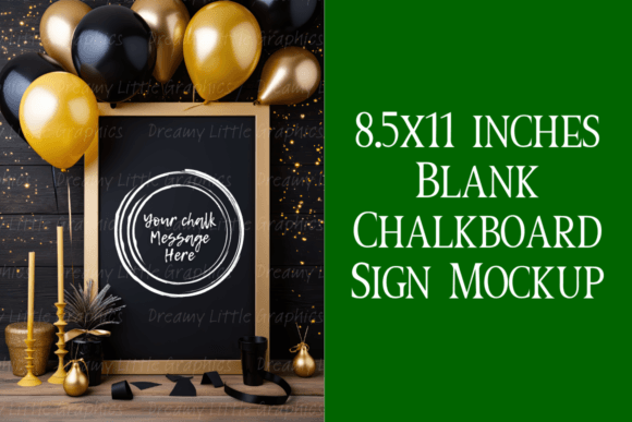 Download Golden Glow New Year's Eve Chalkboard - Old Collection