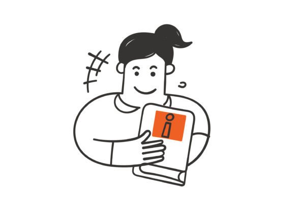 Download Doodle Person Holding Manual Book - Old Collection