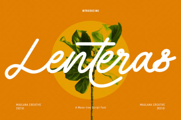 Download Lenteras Monoline Script - Script Collection