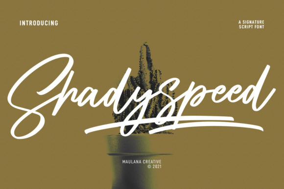 Download Shadyspeed Script Font - Script Collection